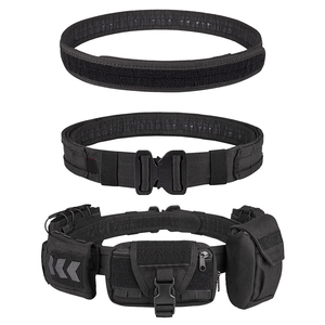 ชุดเข็มขัดยุทธวิธีไนลอนคลาสสิคแบบโมล 6-in-1 พร้อมซองใส่แม็กกาซีน ความยาว 80-110 ซม. หัวเข็มขัดโลหะผสมสังกะสี สำหรับใช้งานลาดตระเวน - Product Image 6