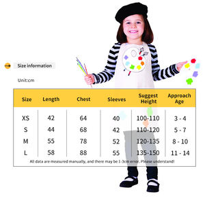 Disfraces de Artista Pintora para Niñas, Disfraces de Cosplay para el Día de las Profesiones - Product Image 6