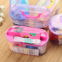 Kit de couture multifonctionnel DIY Set Home Embroidery Craft Portable Mini Travel Size Sewing Accessories Box