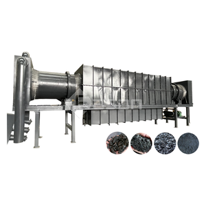 Vente directe d'usine de charbon de bois de palmiste en bambou faisant un four de carbonisation de charbon de bois rotatif continu - Product Image 5