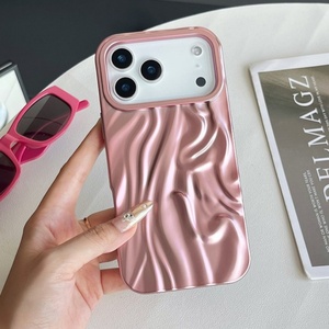 เคสโทรศัพท์มือถือ Senyork 3D ลายคลื่นเคลือบไฟฟ้า TPU สำหรับ iPhone 11 12 13 14 15 16 17 pro max ป้องกันการลื่นหลุด - Product Image 5