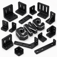 Service d'usinage CNC 5 axes, prototypage rapide OEM, pièces usinées par électroérosion à fil, fraisage CNC, support d'angle en L, pièces en aluminium personnalisées