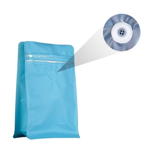En Stock Bolsas de Café Vacías con Fondo Plano y Válvula, Impresión Personalizada, 250g 500g 1kg, para Empacar Granos de Café - Product Image 2