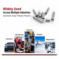 Fabricant de ressorts de compression légers en acier inoxydable pour machines industrielles, capacité de charge de 10 lb, 10,0 mm de longueur extensible