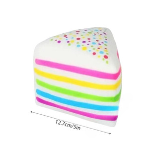 Cajas Sorpresa: Juguete Antiestrés de Maltosa con Forma de Pastel Arcoíris, Copo de Nieve y Cubo de Hielo, de Rebote Lento y Descompresión - Product Image 5