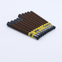 Tubes en papier kraft brun avec embouts filtrants et accessoires embouts buccaux transparents