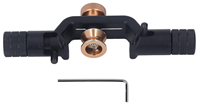 Pelacables Blindado HONDAO HD-03S de Doble Cabezal, 8-26 mm, Aleación de Aluminio Dorado, Palanca Giratoria para FTTH, Circular Longitudinal