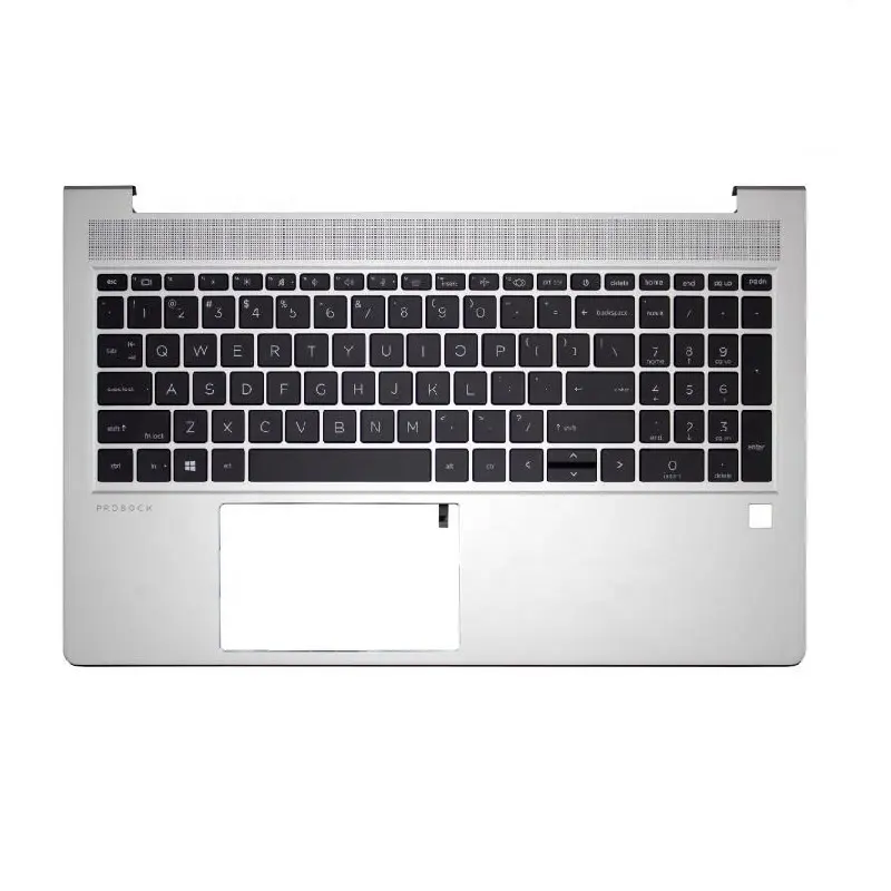 HP Probook 450 G8 G9 455R 15 G4 G5 노트북 상단 커버 키보드 450 G8 G9 노트북 C 커버와 손바닥 나머지 미국 영국 노트북 Palmrest