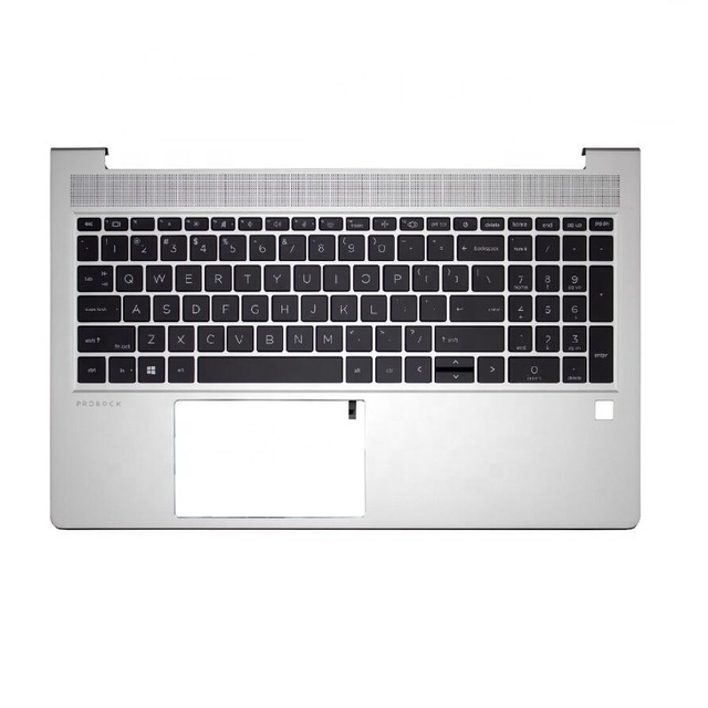 US UK Laptop Palmrest for HP Probook 450 G8 G9 455R 15 G4 G5 Laptop Upper Cover Palm Rest with Keyboard 450 G8 G9 Laptop C Cover