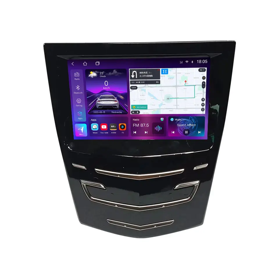 Android 13 for Cadillac ATS XTS CTS SRX 2013-2018カーステレオラジオ受信機マルチメディアIPSタッチスクリーンプレーヤーGPSナビゲーション