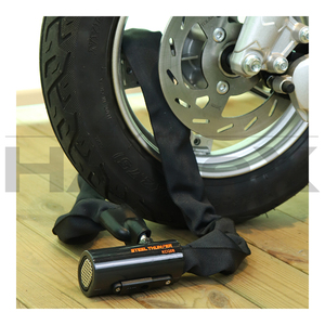 Chaîne d'alarme de sécurité <span class=keywords><strong>antivol</strong></span> 120dB chaîne de verrouillage de vélo avec manchons pour la sécurité du <span class=keywords><strong>scooter</strong></span> et du vélo - Product Image 6