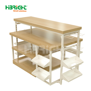 ชั้นแสดงสินค้าสำหรับห้างสรรพสินค้าไม้สำหรับจัดแสดงสินค้าในซูเปอร์มาร์เก็ตโลหะสไตล์โมเดิร์นความจุสูง - Product Image 4