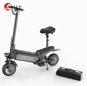 Electric scooter for commuting portable in vehicle XULUP Q17 e scooter deutschland dual controller dashboard dualmotor 500W