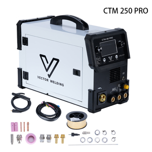 Máquina <span class=keywords><strong>de</strong></span> Soldadura <span class=keywords><strong>MIG</strong></span> Semiautomática con Pantalla LCD <span class=keywords><strong>de</strong></span> Marca Alemana, CTM250 PRO <span class=keywords><strong>TIG</strong></span> MMA, para Aluminio - Product Image 1