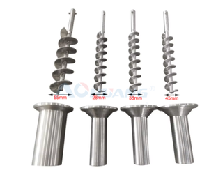 Distributeur semi-automatique de sacs de poudre 1kg 2kg Machine de remplissage de vis de farine pour la boulangerie Machine pour aliments Film de papier plastique Options de verre - Product Image 3