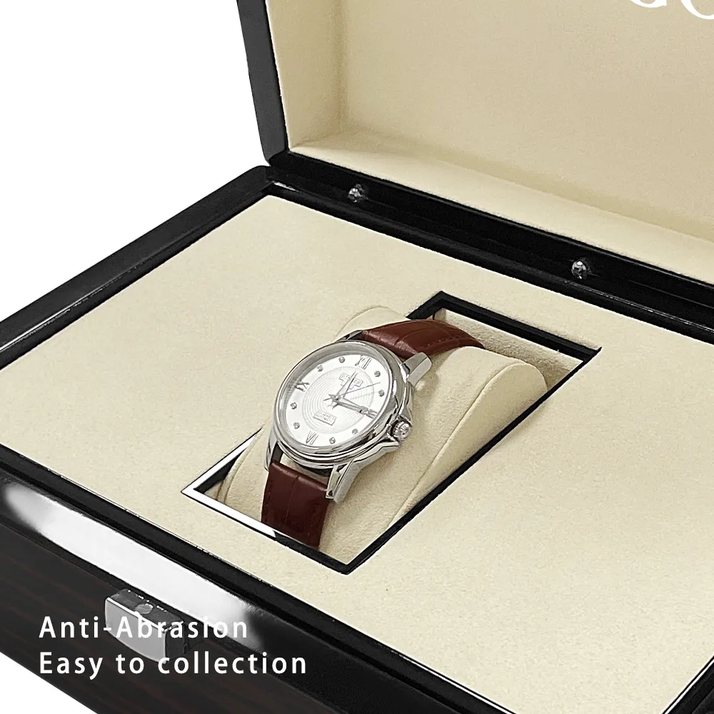 Uhrenbox Verpackung Luxushabe individuelles Logo Uhrenboxetuien mit individuellem Logo Luxus-Uhrenbox aus Holz