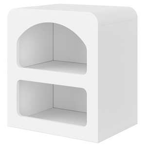 NOUVEAU Cave TV Stand Media Console Cabinet, Home Decor Fir White MDF Wood TV Furniture - Product Image 3