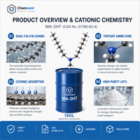 MA-2HT Dihydrogénaté de tallow méthylamine 97% CAS 61788-63-4 Amines tertiaires pour intermédiaire chimique et tensioactif