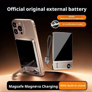 พาวเวอร์แบงค์แม่เหล็ก 10000mAh รุ่นใหม่ ปี 2026 แบบ 3 in 1 ชาร์จไร้สายแบบพกพาสำหรับ iPhone, <span class=keywords><strong>Apple</strong></span> <span class=keywords><strong>Watch</strong></span> และ AirPods ชาร์จเร็ว - Product Image 2
