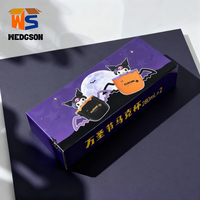 Boîte en carton d'emballage en gros pour tasse à café, petite boîte d'expédition en carton ondulé personnalisée, boîte en papier kraft d'expédition violette