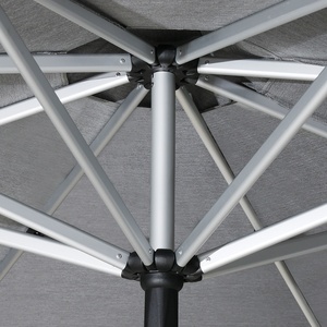 Parasol de jardin moderne 100 % aluminium à pousser manuellement, résistant à l'eau et aux UV, pour terrasse, modèle DC-UP-117-S30 Extra Large - Product Image 5