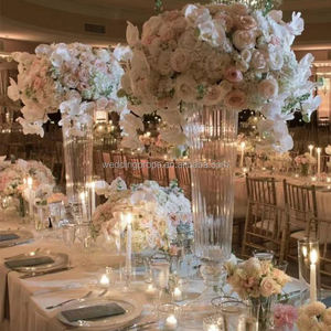 E-194 הפופולרי ביותר פרח זכוכית שולחן אגרטל - Product Image 1