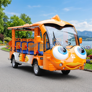 Manèges de fête foraine, Voiture électrique de tourisme à thème de dessin animé, Bus de tourisme pour touristes à vendre - Product Image 2