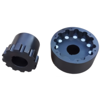 Goupille élastique robuste de qualité industrielle 45 #   Accouplement d'engrenages en acier de type ZL, OEM personnalisé, directement de l'usine, marque SFS