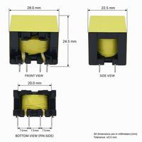 Servicio OEM/ODM FUZHEN PQ26 Transformador de Potencia Industrial de Alta Frecuencia, Aislado y de Alto Rendimiento para Transformación