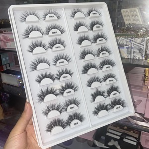 Naturel Vaporeux Volume Faux Vison Cils Nouvelle Marque Privée Moelleux Naturel C Curl Bande Cils En Gros Faux Cils - Product Image 1