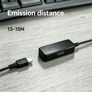 IFA01 TIMER สายเคเบิล IR แบบดิจิตอลขนาดเล็ก ใช้พลังงานจาก USB พร้อมจอแสดงผลเซ็นเซอร์ LED สายต่อขยายอัจฉริยะพร้อม USB - Product Image 3