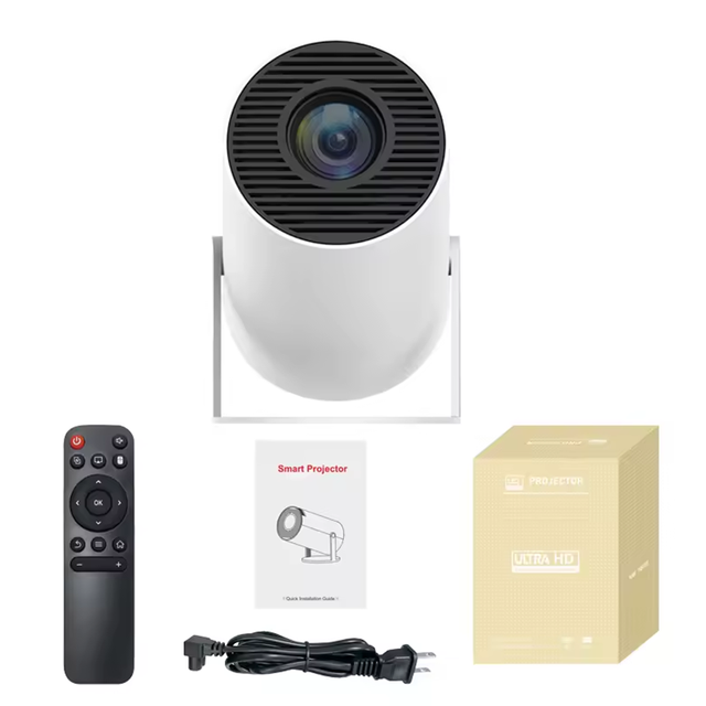Factory Mini Pocket Projector H713 Smart HY300 Pro Android 11 120 ANSI Lumen Portable Home Theater with Wifi 6 and BT