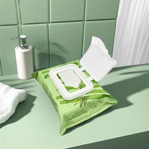 Atacado de 1000 Pacotes de Lenços Umedecidos Orgânicos Sem Óleo para Remoção de Maquiagem com Logotipo Personalizado, Lenços de Limpeza Cosmética Ecológicos para Adultos - Product Image 1