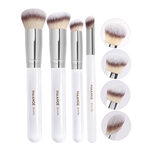 Pinceles básicos <span class=keywords><strong>de</strong></span> <span class=keywords><strong>maquillaje</strong></span> corrector para base facial, piel sintética suave inclinada, redonda, suave, contorneado, pinceles cosméticos - Product Image 5