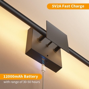 Lampe murale à télécommande ultra longue autonomie, trois couleurs à intensité variable, source d'usine avec chargement rapide et sans câblage - Product Image 3