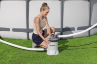 Nouveauté 2025 bestway 58870 Accessoires pour piscine hors sol Pompe de filtration à boule de fibre 1500 gal avec filtration cellulaire
