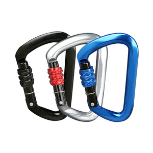 Bán Buôn 7075 Hợp Kim Nhôm Đi Bộ Đường Dài Carabiner Nhôm Khóa Leo Núi Carabiner Đầy Màu Sắc Mùa Xuân <span class=keywords><strong>Clip</strong></span> - Product Image 6