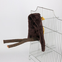 USMILEPET meilleur vendeur flanelle nid d'oiseau lit chaud doux oiseau chauffage hiver peluche maison oiseau fournitures pour inséparables perruche