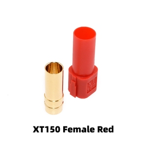 Juego de Conectores de Alta Corriente XT150, 500VDC 60A Macho/Hembra con Conectores Banana de 6mm y Cubiertas Protectoras, Rojo/Azul/Negro - Product Image 4