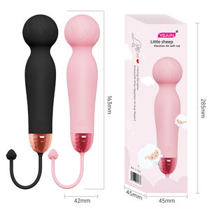 Stimulation complète du corps Plaisir Vibration à dix fréquences Av Stick Vibrateur Stimulation clitoridienne Baguette Av à faible décibel - Product Image 6