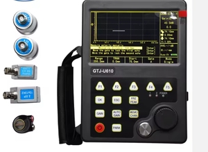 Digital Portable <strong>Ultrasonic</strong> Flaw Detector <strong>NDT</strong> Metal Tester Pulse Shift -45~1000mm 26dB Far-Field Resolution 10x Magnification - Product Image 3
