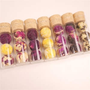 Té de Flores Dragon Pearl al por Mayor, Mezcla con <span class=keywords><strong>Propiedades</strong></span> Florales, Bolas de Té Florales Orgánicas LongZhu, Set de 3 Piezas - Product Image 3