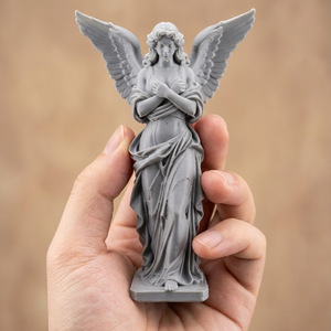 Estatua de Ángel Guardián de Tamaño Real, Escultura Conmemorativa para Jardín Exterior, Figura Decorativa Religiosa, Adorno para Patio y Hogar - Product Image 6