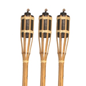 Tropical Decor Luau Party Garden Light Outdoor Lamp <strong>Tiki</strong> <strong>Bamboo</strong> <strong>Torch</strong> - Product Image 1