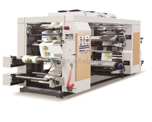 YT-41000 orta hız 4 renk süpermarket tote flekso baskı ünitesi makinesi üreticileri