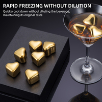 Pierres à whisky réutilisables en acier inoxydable 304 écologiques pour la vente en gros – Glaçons pour whisky, refroidissement de cocktails, outils de bar
