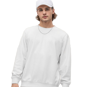 Sudaderas de Cuello Redondo de Manga Larga para Hombre, Talla Grande 4XL, Ligeras, Lisas, Unisex, Bordado 3D, Ecológicas, con Logotipo Personalizado - Product Image 1