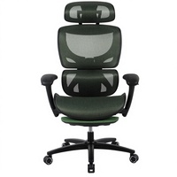 Chaise de bureau ergonomique Henglin Lone Warrior, réglable en hauteur, pivotante, chaise de jeu confortable pour longues sessions, inclinable, en plastique
