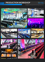 Barre de 8 LED RGB à faisceau large DMX pour fête disco, éclairage de scène de concert et DJ