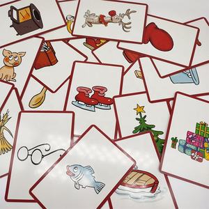 Cartes de jeu personnalisées JP090, impression sur papier, cadeau familial pour Noël - 52 cartes, coins arrondis, logo OEM - Product Image 5